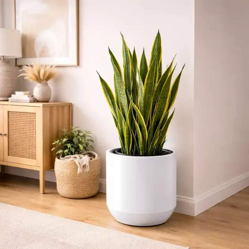Csak ma Kaspó műanyag HEOS 57 cm, fehér