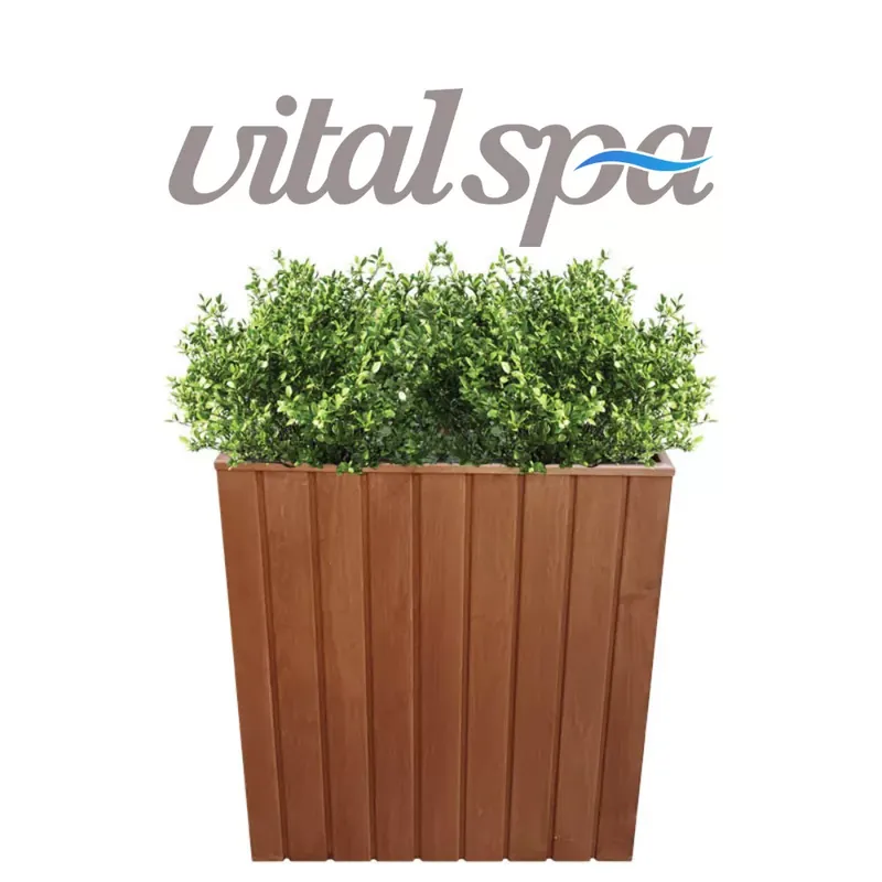 Legjobb ár VitalSpa Thermowood virágláda Barna