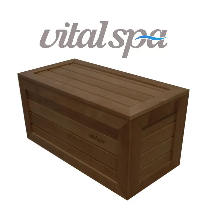 Szezonális akció VitalSpa Thermowood párnatartó Delux láda Dijoni dió