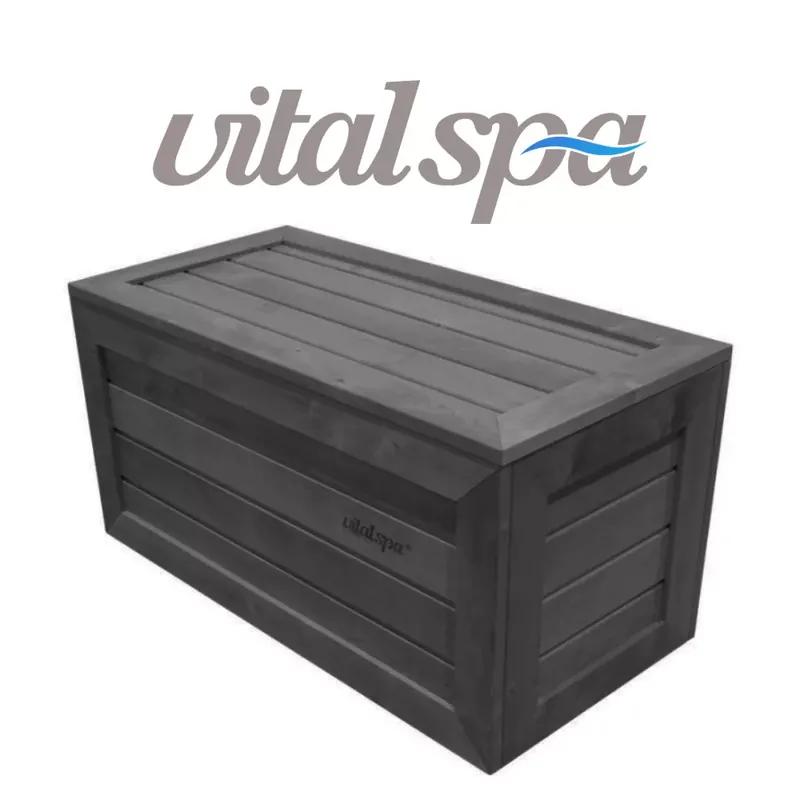 Ne maradj le VitalSpa Thermowood párnatartó Delux láda Antracit