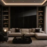 Beltéri SPC falpanel 2800x1200x4 mm-Black Gold Gloss Legnépszerűbb