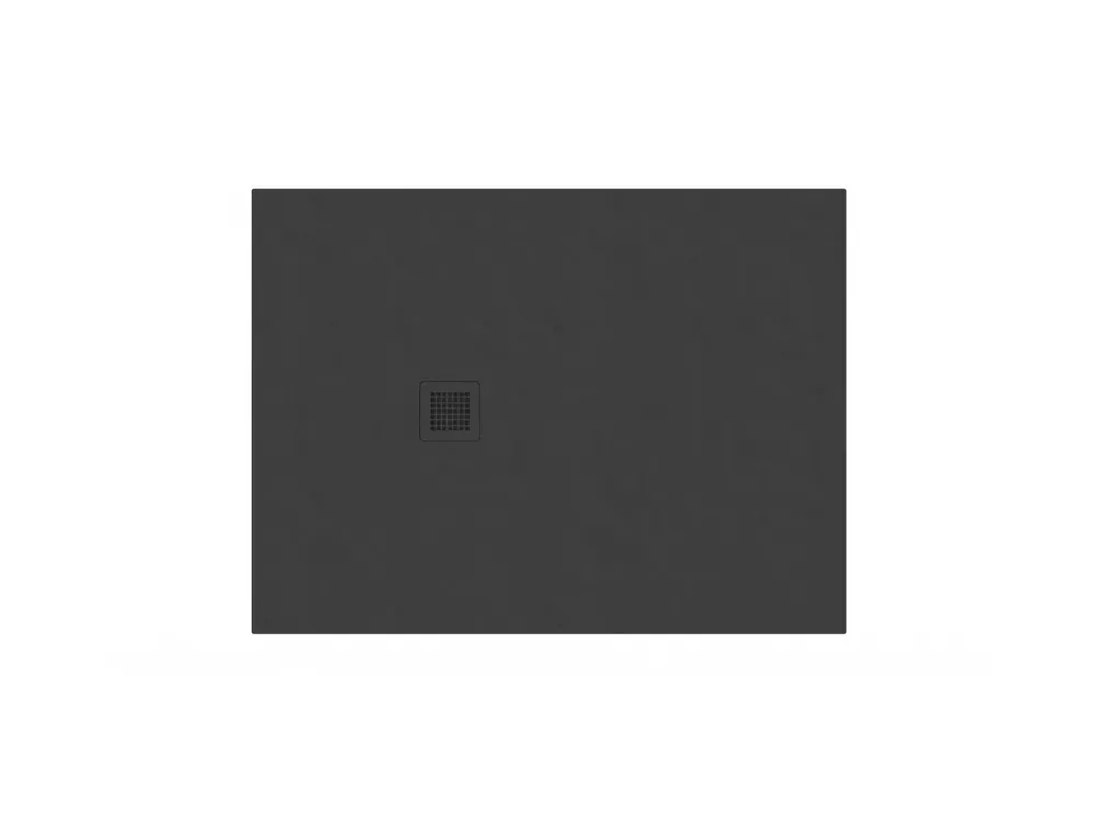 Slate Pro zuhanytálca 100x80 matt fekete Biztonságos vásárlás