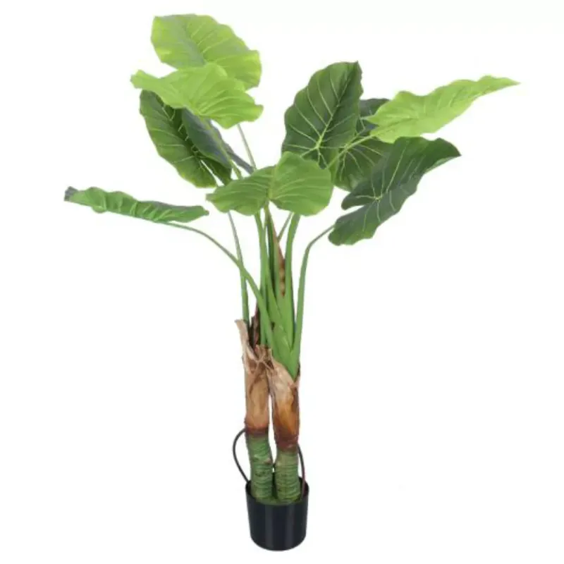Legnépszerűbb Műnövény Alocasia Amazonas fehér erezetű 120 cm