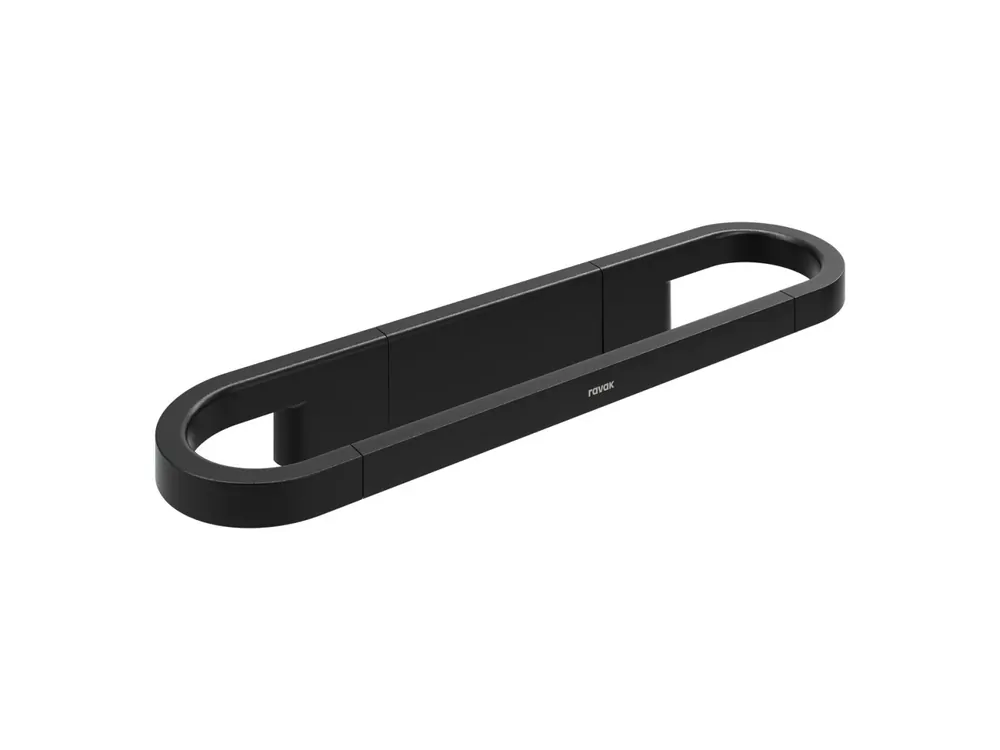 Outlet Chrome CR II 310.20BLM törölközőtartó 32 cm, matt fekete