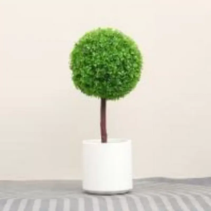 Biztonságos vásárlás Műnövény gömbös buxus cserepes 70x30 cm