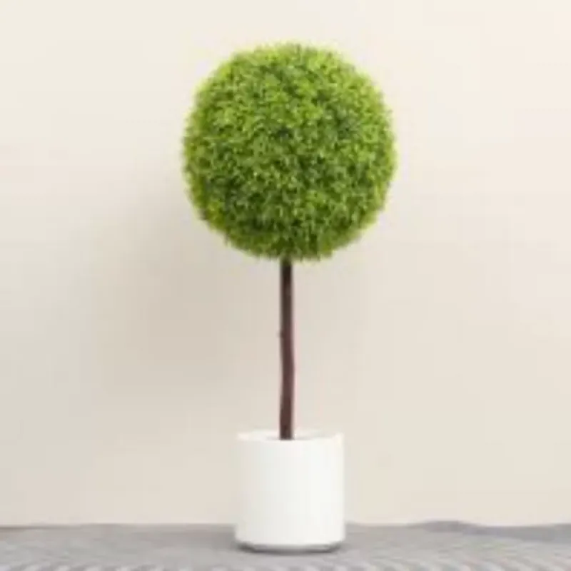 Népszerű Műnövény gömbös buxus cserepes 100x40 cm