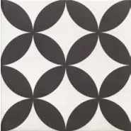 Realonda Hanoi Circle Black 33x33 - cementlap mintás járólap Ajánlat