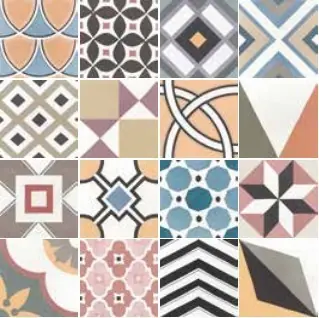 Patchwork colours 20x20 cementlap hatású járólap Kedvezmény
