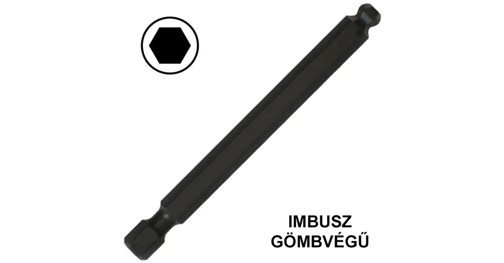 Népszerű BEHAJTÓHEGY IMBUSZ SW02/76mm HOSSZÚ-GÖMBVÉGŰ 1/4col C6,3 BONDHUS 10852