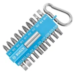 BOSCH 2607002822 BITKÉSZLET KARABÍNERREL 21DB-os VILÁGOS KÉK Biztonságos fizetés