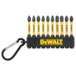 Különleges ajánlat DEWALT DT7274-QZ BEHAJTÓHEGY KÉSZLET 10DB-OS PZ2x6,PZ3x2,PH2x2 / 57mm