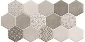 Realonda Habitat Hex Ice 26,5x51 hexagon mintás járólap Biztonságos fizetés