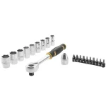 Alacsony ár STANLEY FMMT826810 DUGÓKULCS BEHAJTÓHEGY KÉSZLET 21RÉSZES