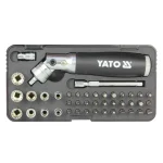 YATO 2806 BEHAJTÓHEGY KÉSZLET CSUKLÓS /PH,PZ,TX,EH,H/ 42DB RACSNIS Korlátozott ajánlat