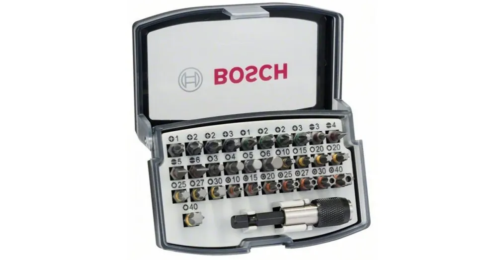 Expressz szállítás BOSCH 2607017319 BEHAJTÓHEGY KÉSZLET 32 részes EH,PH,PZ