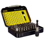 Gyors szállítás STANLEY 113902 BEHAJTÓHEGY KÉSZLET 61 RÉSZES 1/4col 60BIT+SZÁR