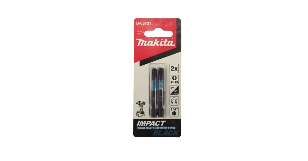 Korlátozott ajánlat MAKITA B-63731 BEHAJTÓHEGY PH3 1/4c C6,3 50mm IMPACT BLACK MÁGNESES 2DB/CS