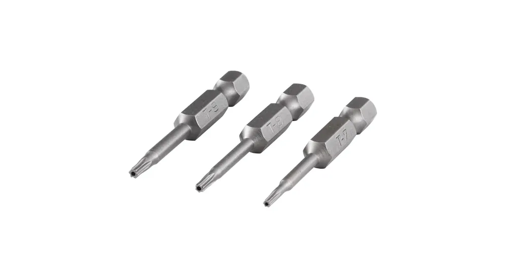 WOLFCRAFT 1260000 BEHAJTÓHEGY KÉSZLET 3DB-OS /LYUKAS TORX 7,8,9, 50mm/ Szuper akció