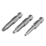 Szezonális akció WOLFCRAFT 1266000 BEHAJTÓHEGY KÉSZLET 3DB-OS /NÉHYSZÖG 1,2,3 - 50mm