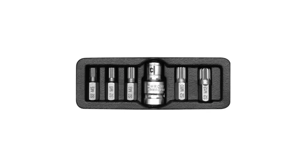 YATO 0414 BEHAJTÓHEGY KÉSZLET SPLINE M05-M12/6részes Árcsökkenés
