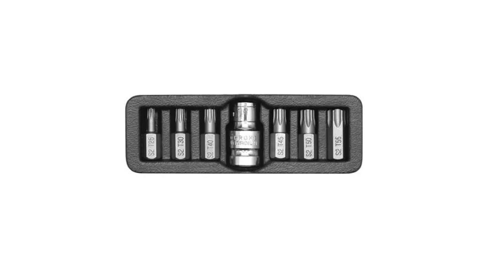 YATO 0410 BEHAJTÓHEGY KÉSZLET TORX TX25-TX55 7 részes Kihagyhatatlan ajánlat