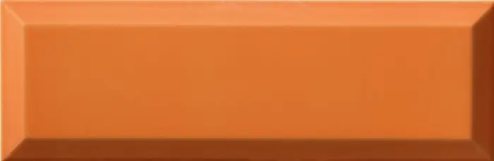 Olcsó Metro Bisel Naranja Brillo 10x30 fózolt fényes metro csempe
