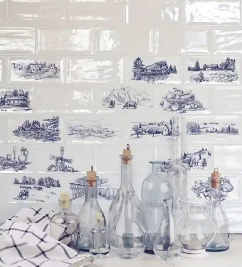 Artisan Farm Decor Mix 10x20 rusztikus metro csempe dekor Árcsökkenés