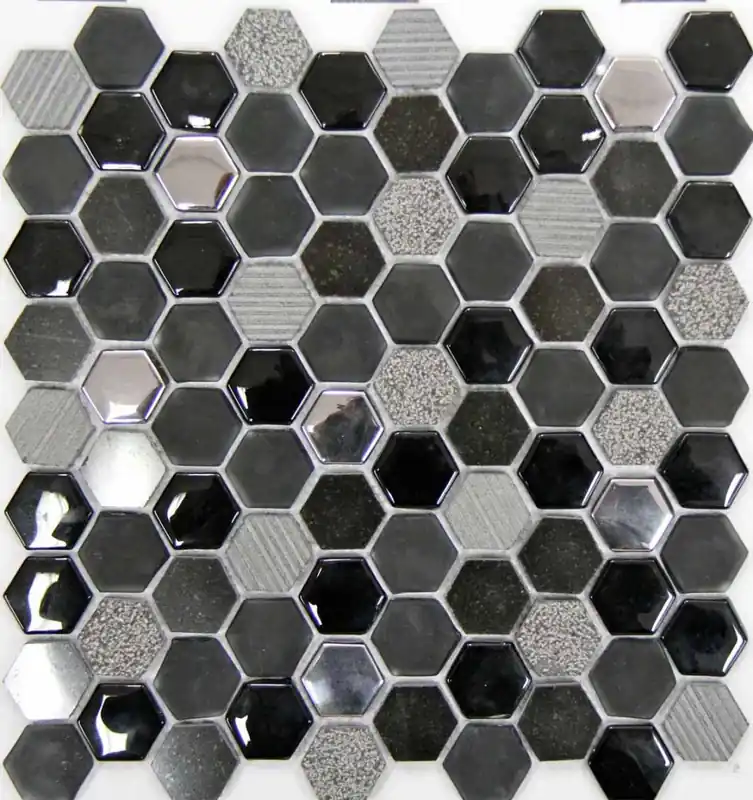 Hexagono Negro 30,2x30,5 Különleges ajánlat