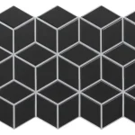 Akciós ár Rhombus Black 26,5x51