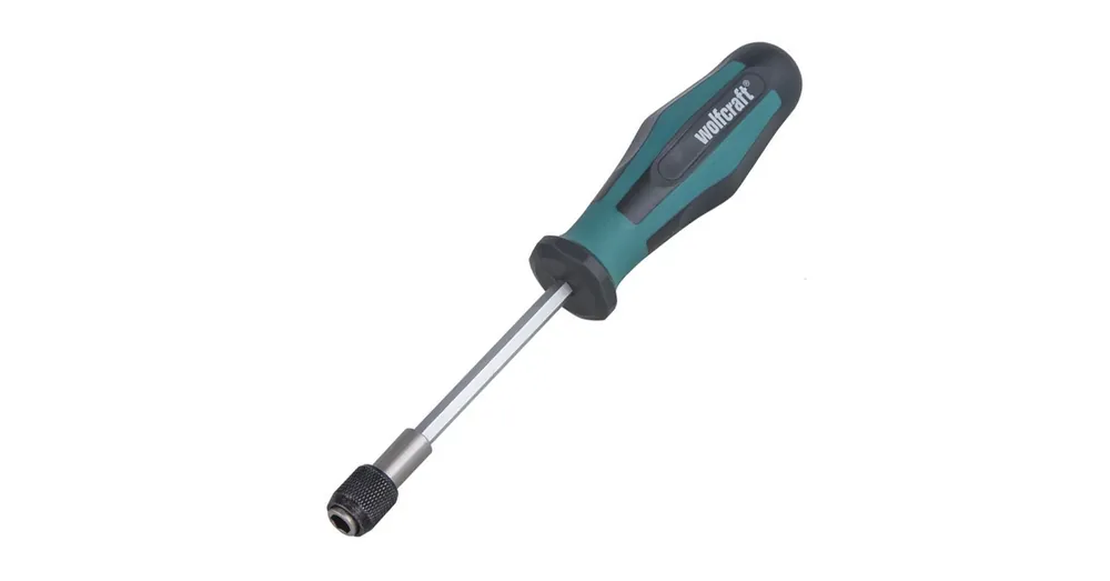 Ajánlat WOLFCRAFT 8725000 KÉZI BEHAJTÓSZÁR 197mm 1/4col MŰANYAG.MARKOLAT FEKETE-ZÖLD