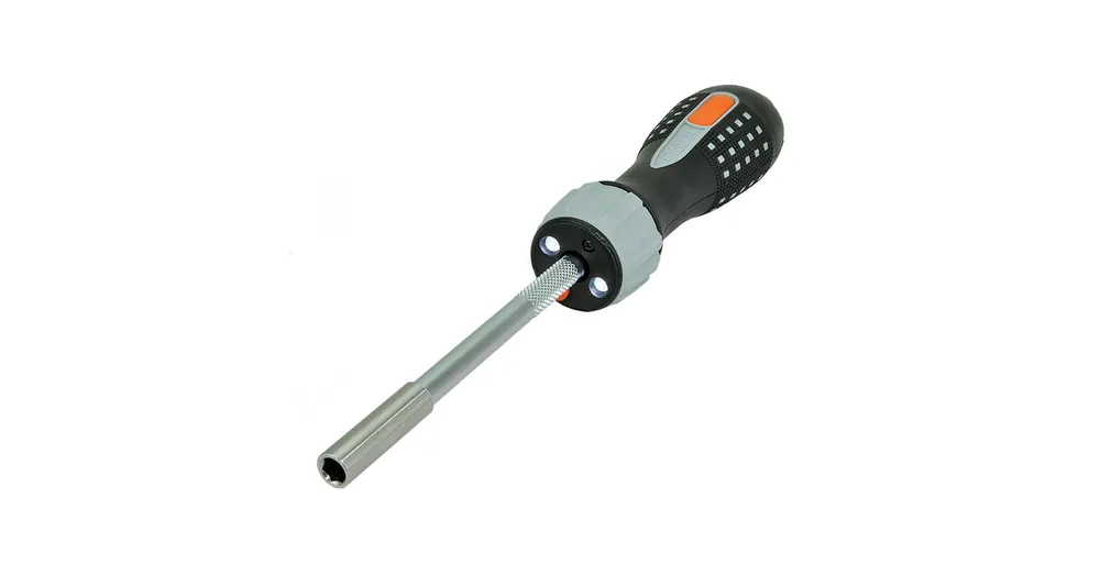 BAHCO 808050L KÉZI BEHAJTÓSZÁR 120mm 1/4col RACSNIS LÁMPÁS+BITEK Rendeld meg most