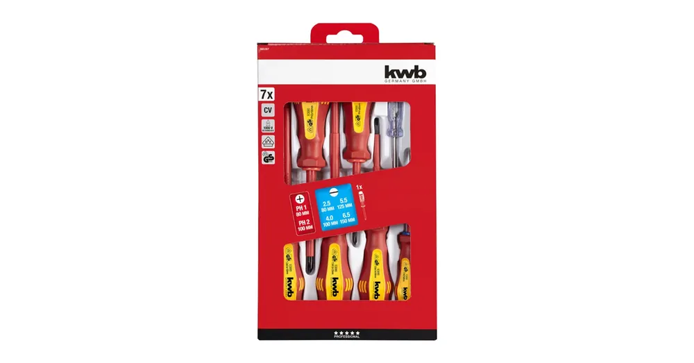 CSAVARHÚZÓ KÉSZLET 604CS6VDETBI 6db-os LAPOS+PH KWB 49665307 Ne maradj le