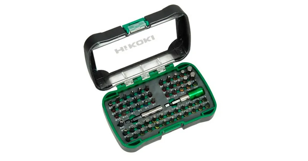 Népszerű BIT KÉSZLET 60 DB-OS 1/4C 25mm MÁGNESES ADAPTERREL HIKOKI 750364