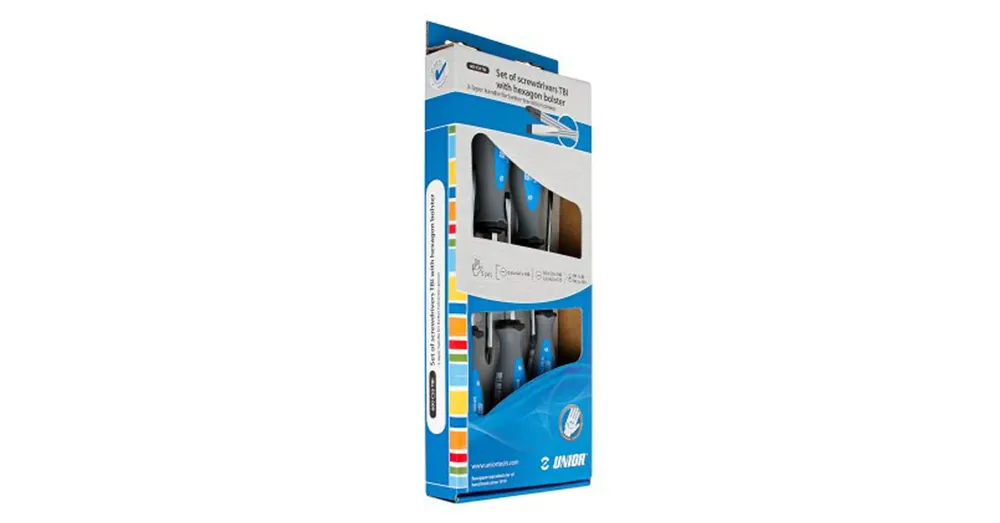 Kiárusítás UNIOR 614007 CSAVARHÚZÓ KÉSZLET 600CS5TBI 5db-os LAPOS+PH