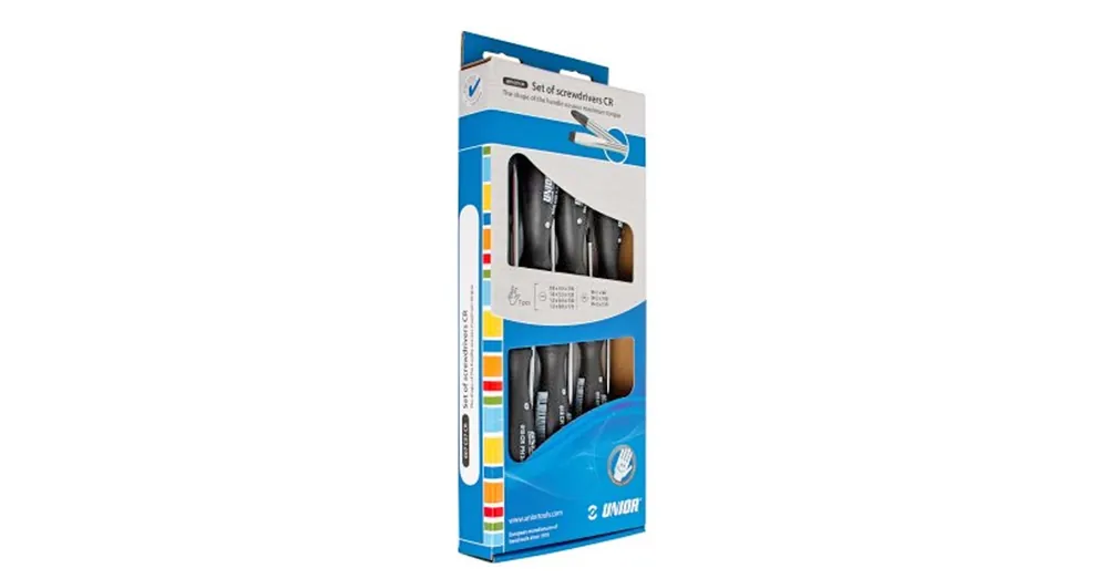 UNIOR 617026 CSAVARHÚZÓ KÉSZLET 607CS7CR 7db-os LAPOS+PH Akció