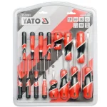 YATO 25981 CSAVARHÚZÓ KÉSZLET 15DB-OS /6EH,5PH,4TX/ Gyors szállítás