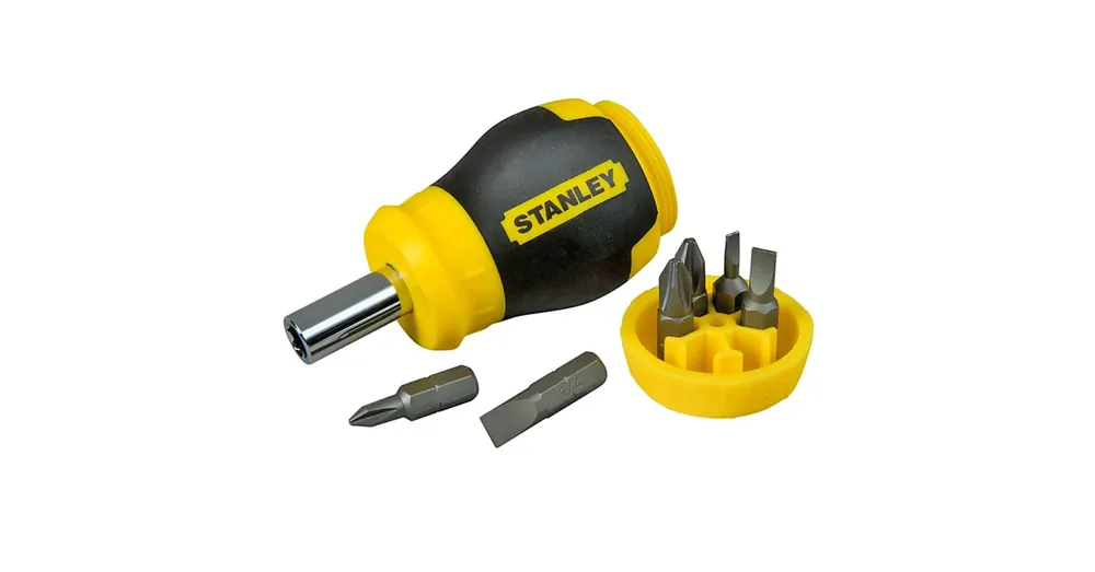 Kedvezmény STANLEY 066357 CSAVARHÚZÓ CSERÉLHETŐ FEJŰ MULTIBIT 2EH,2PZ,2PH 6DB-OS
