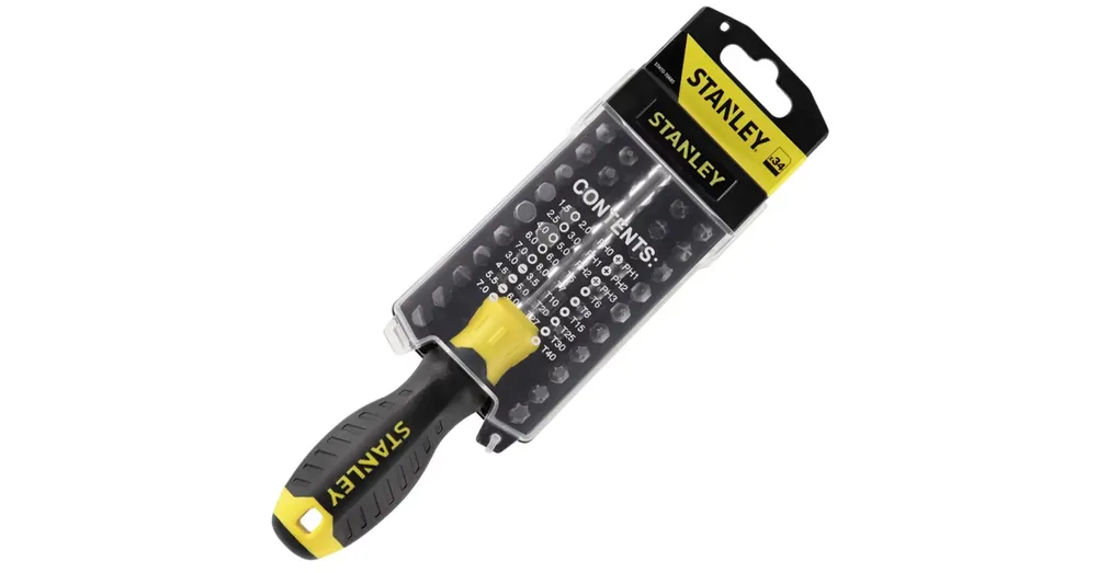 STANLEY STHT070885 CSAVARHÚZÓ KÉSZLET 34RÉSZES MULTIBIT Népszerű