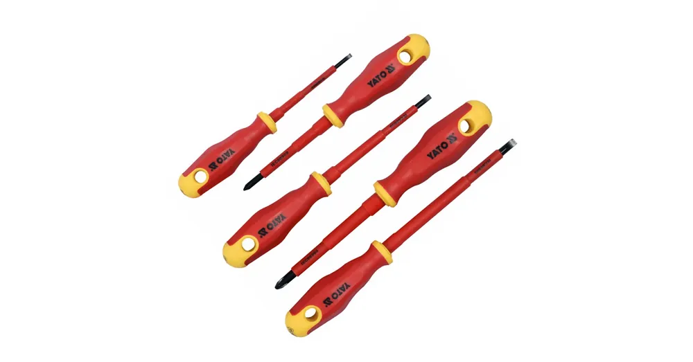 YATO 2827 CSAVARHÚZÓ VDE KÉSZLET 05db-OS /3EH,2PH/ Gyors kiszállítás