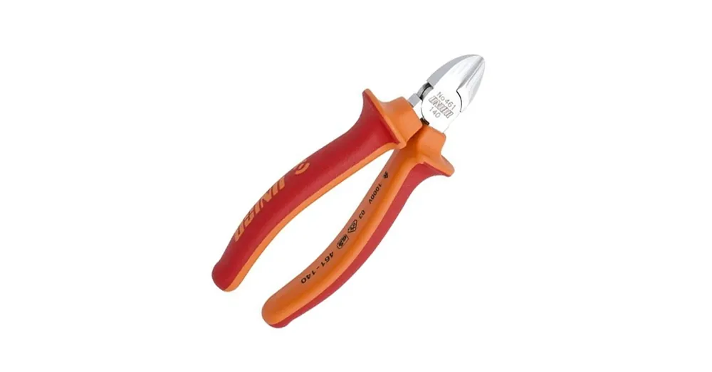 UNIOR 610427 VDE OLDALCSÍPŐ FOGÓ 160mm 461/1VDEBI PIROS-NARANCS Kihagyhatatlan ajánlat