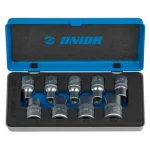 Népszerű UNIOR 607314 DUGÓKULCS KÉSZLET 1/2col TORX 191MB1 /E10-E24/09DB.
