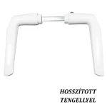 AJTÓKILINCS N°410 FEHÉR HOSSZÍTOTT TENGELLYEL 90mm MAGYAR AL-LOY Vedd meg most
