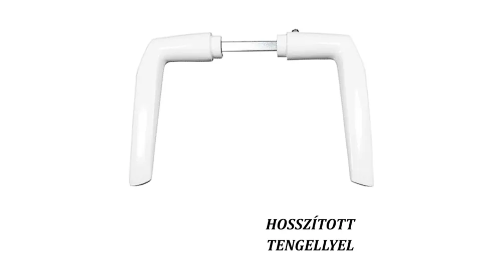 AJTÓKILINCS N°410 FEHÉR HOSSZÍTOTT TENGELLYEL 90mm MAGYAR AL-LOY Vedd meg most