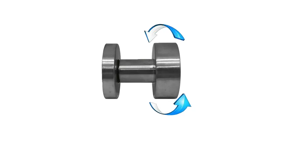 Expressz kézbesítés AJTÓGOMB FORGÓ ROZETTÁS INOX (HENGERES ALAKÚ) MAESTRO 32760TURN