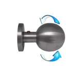 Akciós ár AJTÓGOMB FORGÓ KÖR ROZETTÁS INOX GÖMB ALAKÚ MAESTRO 96181/R - 8004Y