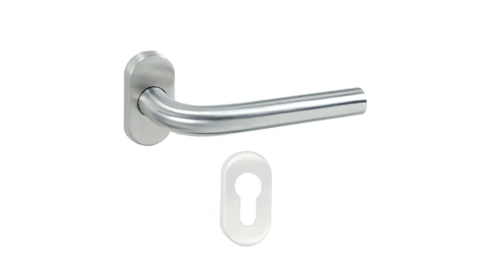Olcsóbb KILINCSGARNITÚRA L INOX ALSÓ OVÁL ROZETTA NÉLKÜLI MHA 808/19