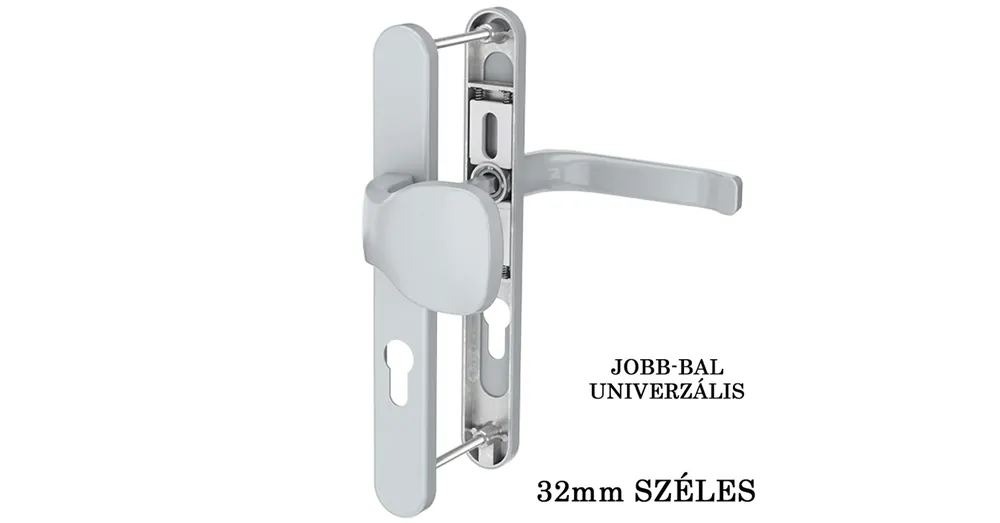 Prémium SATURN GOMB-KILINCS 32mm SZ. 85mm CILINDERES EZÜST MAGYAR