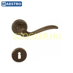 Különleges ajánlat TOLOSA KILINCSGARNITÚRA ROZETTÁS KULCSOS SÚROLT BRONZ MAESTRO 113161621101