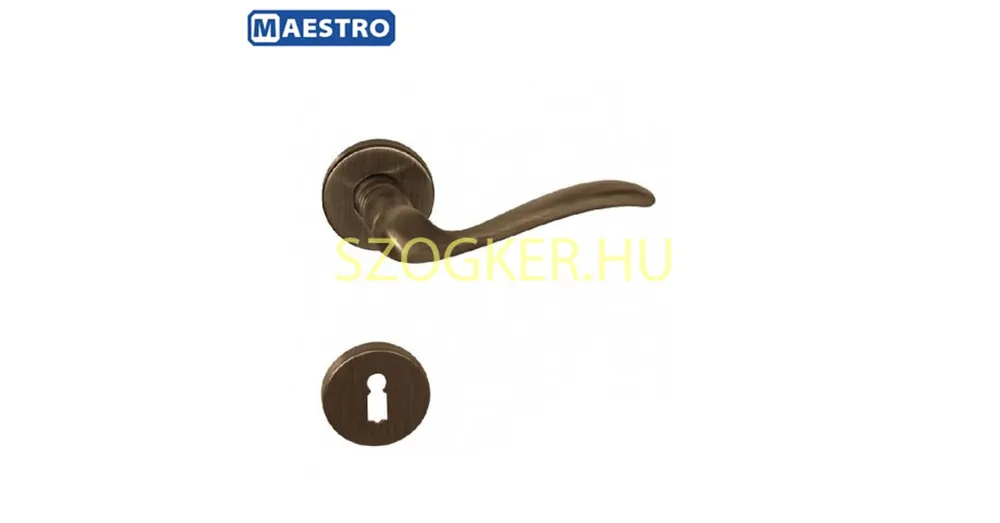 Különleges ajánlat TOLOSA KILINCSGARNITÚRA ROZETTÁS KULCSOS SÚROLT BRONZ MAESTRO 113161621101