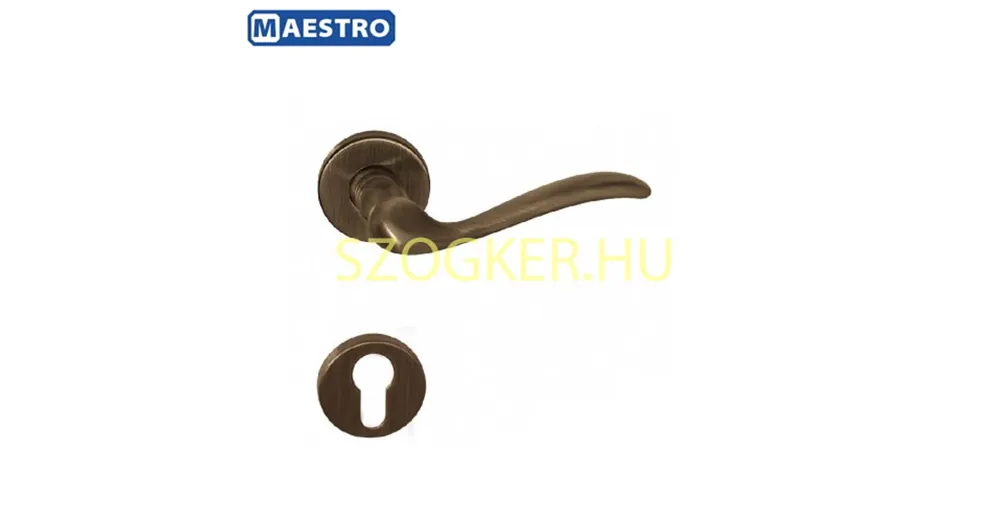 TOLOSA KILINCSGARNITÚRA ROZETTÁS CILINDER SÚROLT BRONZ MAESTRO 113161621201 Szuper akció